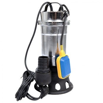 Pompa pentru apa murdara cu plutitor fara tocator, DDT, Inox, SWP2550F, 2550 W, 25 mc h