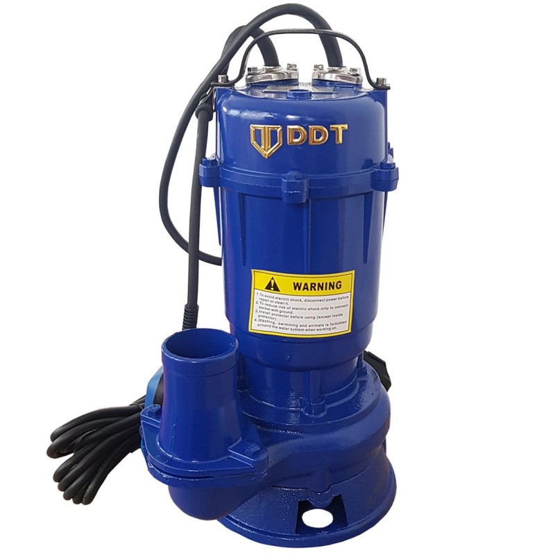 Pompa apa murdara submersibila cu tocator si plutitor, DDT, 2200 W, 8 m  ³ h
