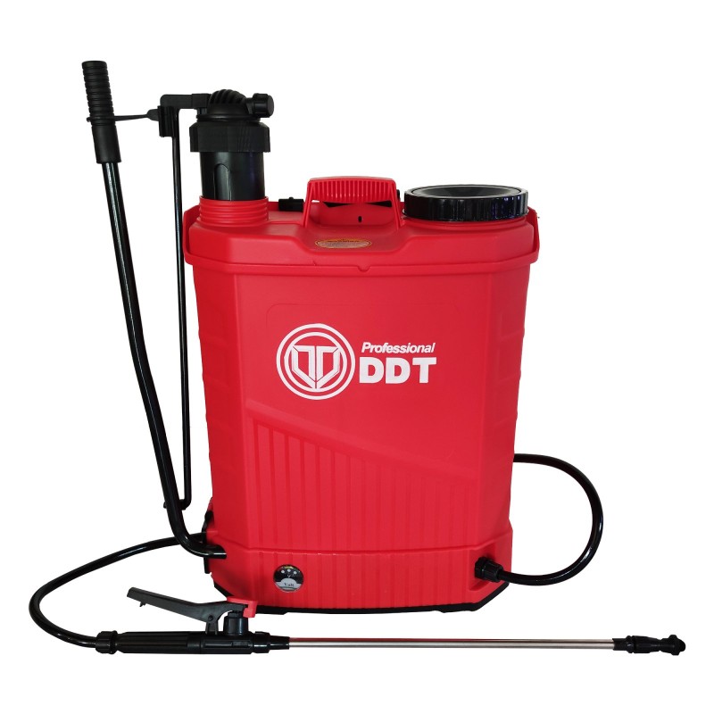 Pompa de stropit cu acumulator 2 in 1 , DDT , rezervor 16 Litri , 12 V , 8 Ah