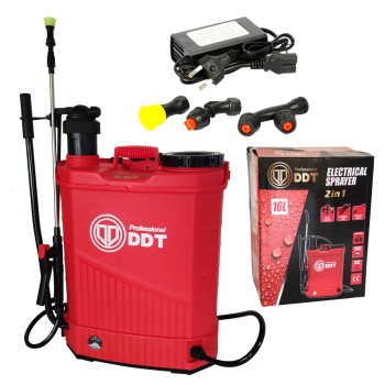 Set Pompa de stropit cu acumulator +manuala DDT 16L,2in 1 lance telescopica + Atomizor electric portabil DDT,conceputa pentru stropirea pomilor si a gradinii