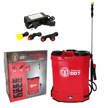Set Pompa de stropit cu acumulator DDT 12L lance telescopica + Atomizor electric portabil DDT,conceputa pentru stropirea pomilor si a gradinii