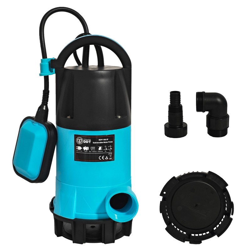 Pompa submersibila apa curata murdara DDT BDP1100-3F, 3in1, 1100W