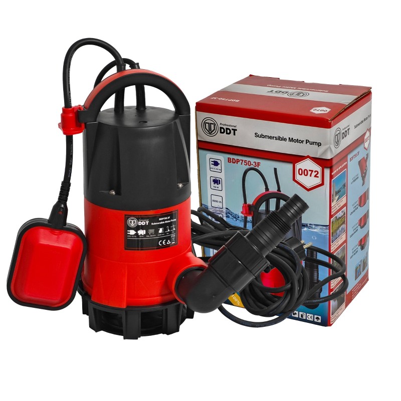 Pompa submersibila apa curata murdara DDT BDP750-3F, 3in1, 750W