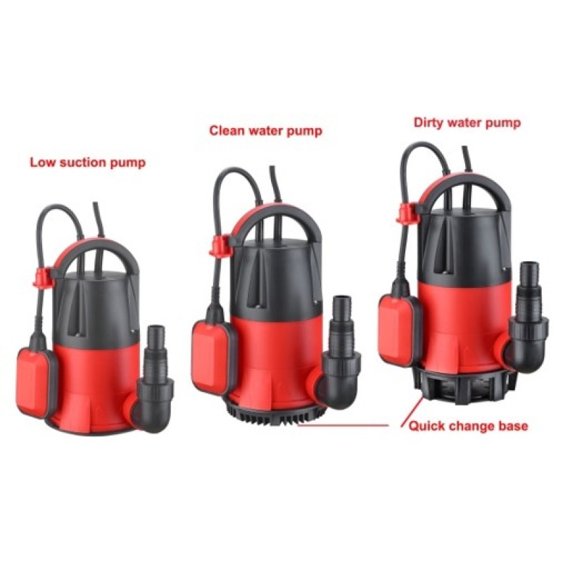 Pompa submersibila apa curata murdara DDT BDP750-3F, 3in1, 750W