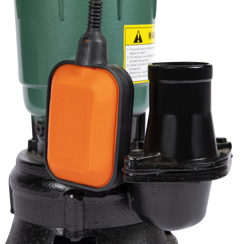 Pompa submersibila apa murdara, cu plutitor, fara tocator, DDT, WQD10, 2200 W, 10 m  ³ h, 8 m