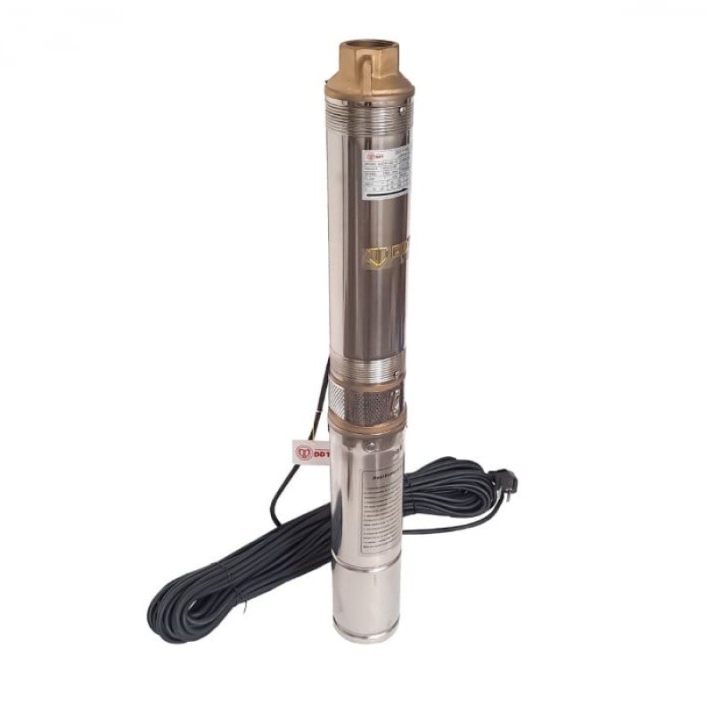 Pompa submersibila de adancime DDT 8 turbine 4QJD2-8, 1500 W, 120 m inaltime, 7 mc h, 1  , 25 m cablu