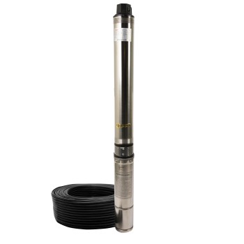 Pompa submersibila de mare adancime, DDT 20 turbine 4SDM2-20, 2200 W, 160 m inaltime, 10 mc h, 1.5