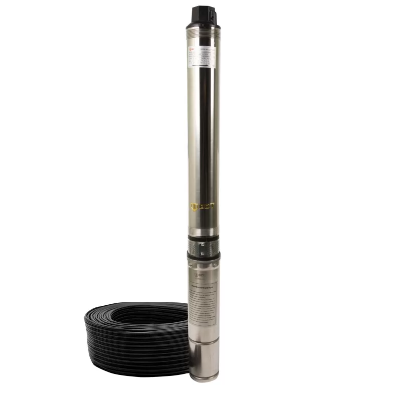 Pompa submersibila de mare adancime, DDT 16 turbine 4SDM2-16, 2000 W, 140 m inaltime, 8 mc h, 1.5