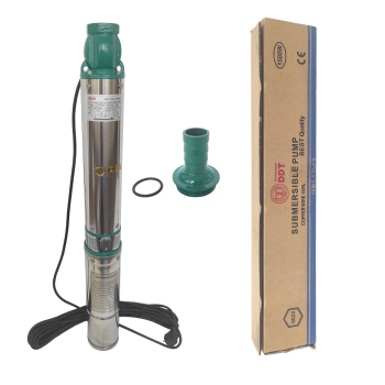 Pompa submersibila de mare adancime, DDT PROFESSIONAL QJD120-1.5, 1500 W, Inox, 8 turbine, 15 m cablu