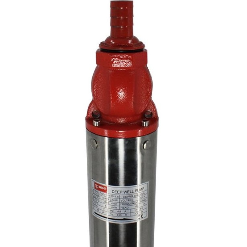 Pompa submersibila de mare adancime inox, DDT QJD12-120, 1800 W, 12 turbine, 15 m cablu