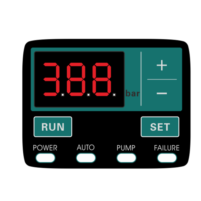 Presostat electronic inteligent digital reglabil DDT, cu priza si stecher
