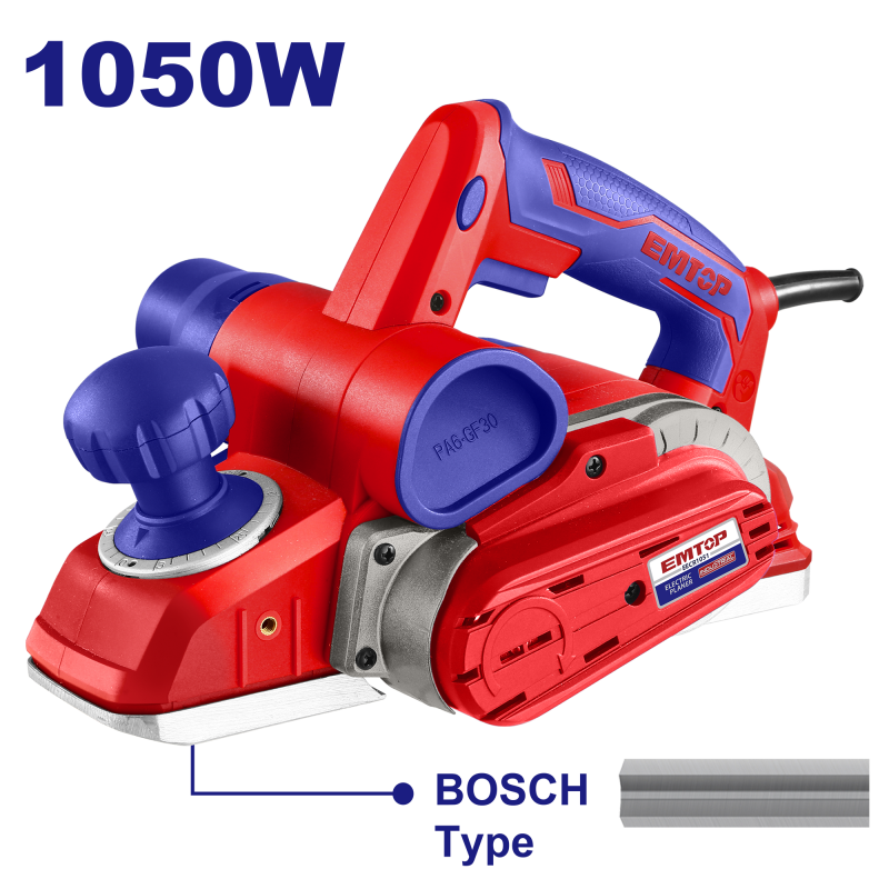 Rindea electrica 1050W, adancime de lucru 3mm - EECR1051, EMTOP