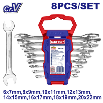 Set chei fixe-combinate ,dublu deschise, 8 buc - EDES10801, EMTOP