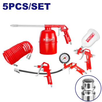 Set de 5 scule pneumatice - EATLS0503, EMTOP