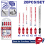 Set de lame pentru fierastrau, 20 buc - EJSBT2001, EMTOP