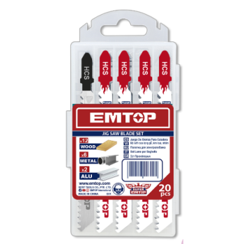 Set de lame pentru fierastrau, 20 buc - EJSBT2001, EMTOP