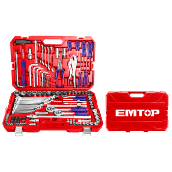 Trusa de scule si accesorii, 142 buc, cutie transport - EHTS01421, EMTOP