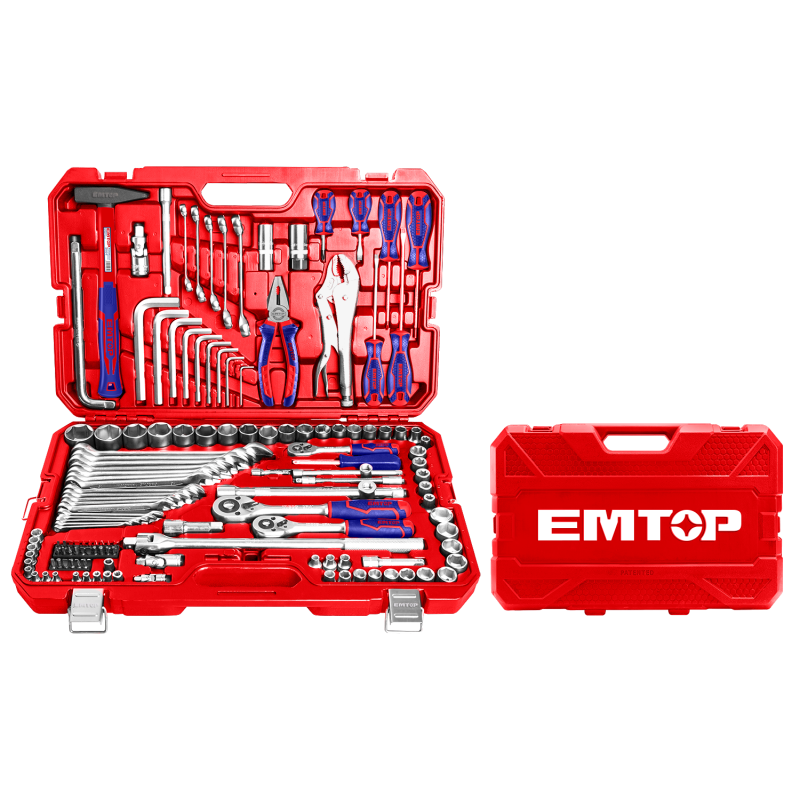 Trusa de scule si accesorii, 142 buc, cutie transport - EHTS01421, EMTOP