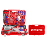 Trusa de scule si accesorii, 142 buc, cutie transport - EHTS01421, EMTOP