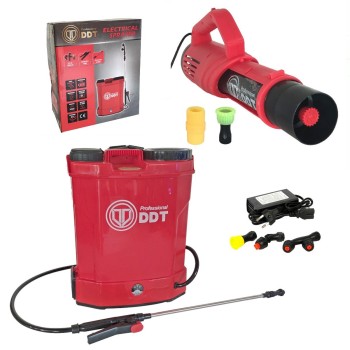 Set  Pompa de stropit cu acumulator DDT 16L lance telescopica   + Atomizor electric portabil DDT,conceputa pentru stropirea pomilor si a gradinii