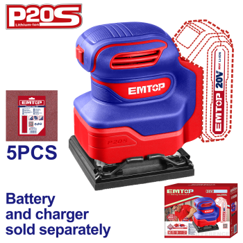 Slefuitor fara acumulator si incarcator, 110x100mm - ELSHS2014, EMTOP