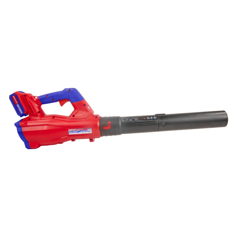Suflanta cu 2 acumulatori 4.0Ah, motor fara perii (brushless), 8.5m3 min - ELAB204282, EMTOP