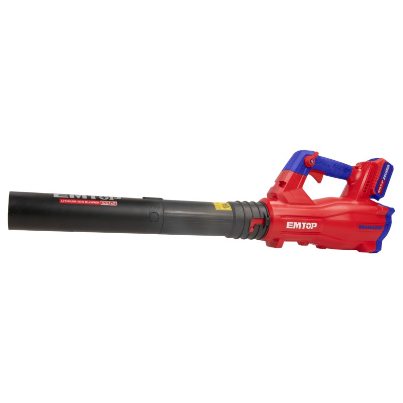 Suflanta cu 2 acumulatori 4.0Ah, motor fara perii (brushless), 8.5m3 min - ELAB204282, EMTOP