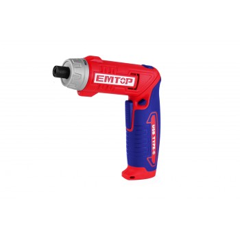 Surubelnita cu incarcare prin cablu USB, 8V, 6Nm, maner reglabil, 17 accesorii, geanta inclusa - ECSR0803, EMTOP