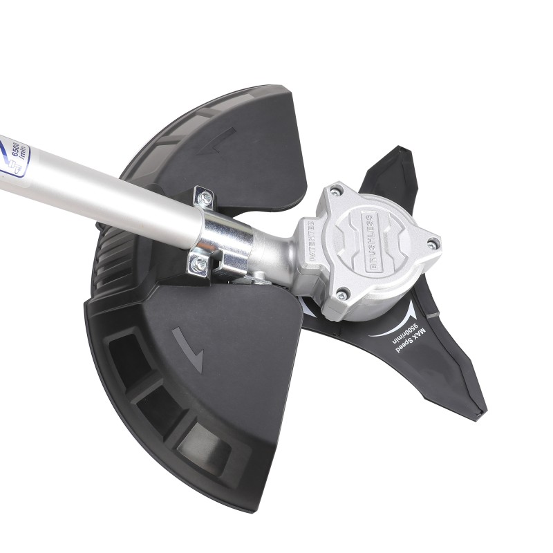 Motocoasa Trimmer fara acumulator si incarcator, motor fara perii (brushless), 330 255mm - ELMR20018, EMTOP