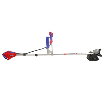 Motocoasa electrica Trimmer cu 2 acumulatori 4.0Ah, motor fara perii (brushless), 330 255mm, accesorii incluse - ELMR202523, EMTOP