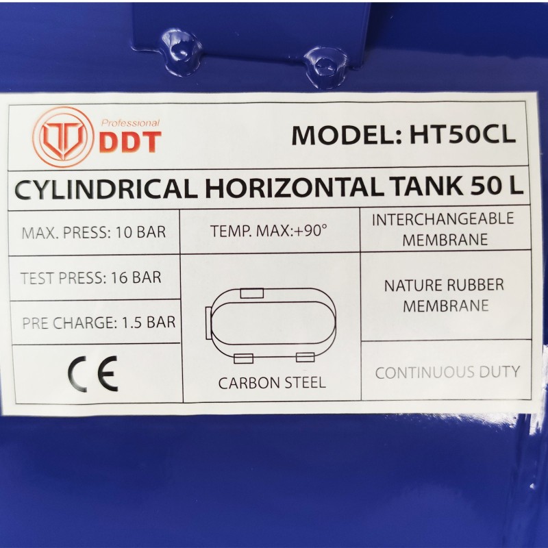 Vas de expansiune , Bazin hidrofor DDT PROFESSIONAL  , 50 L , Membrana inclusa