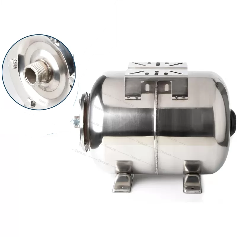 Vas expansiune hidrofor 24 litri Inox DDT, Rezervor tip butelie cu Membrana Inclusa