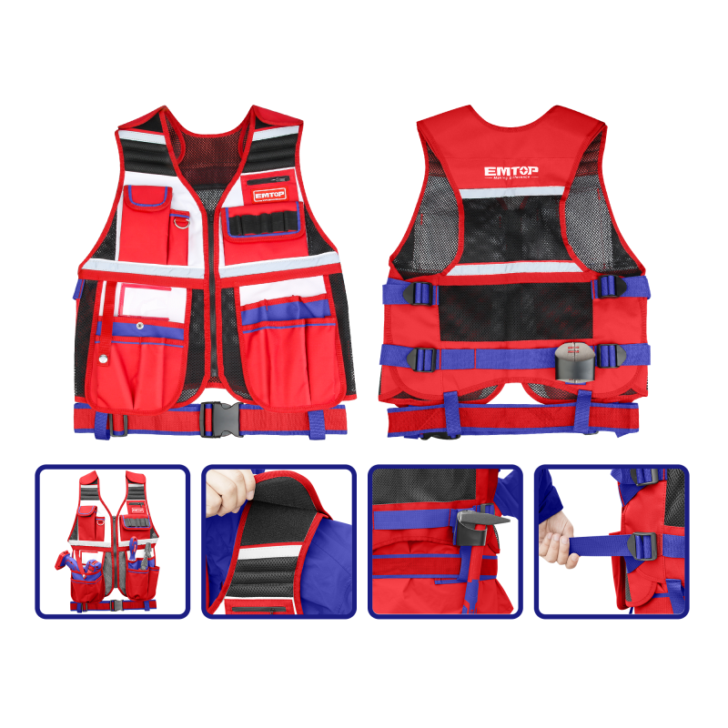 Vesta pentru instrumente cu bretele reglabile - ETVT1701, EMTOP