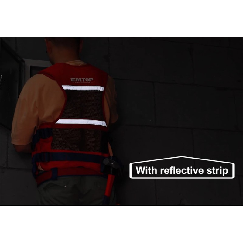 Vesta pentru instrumente cu bretele reglabile - ETVT1701, EMTOP