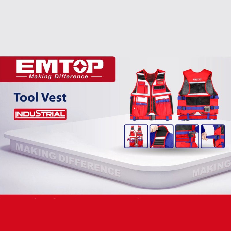 Vesta pentru instrumente cu bretele reglabile - ETVT1701, EMTOP