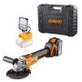 Polizor unghiular fara perii Ø125mm18V
4Ah16LED2USB BK-BAG72