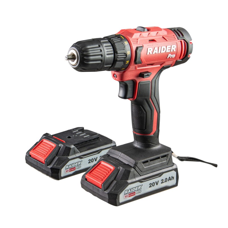 R20 Masina de gaurit 2 viteze 10mm 44Nm 2x2Ah RDP-SPCD20