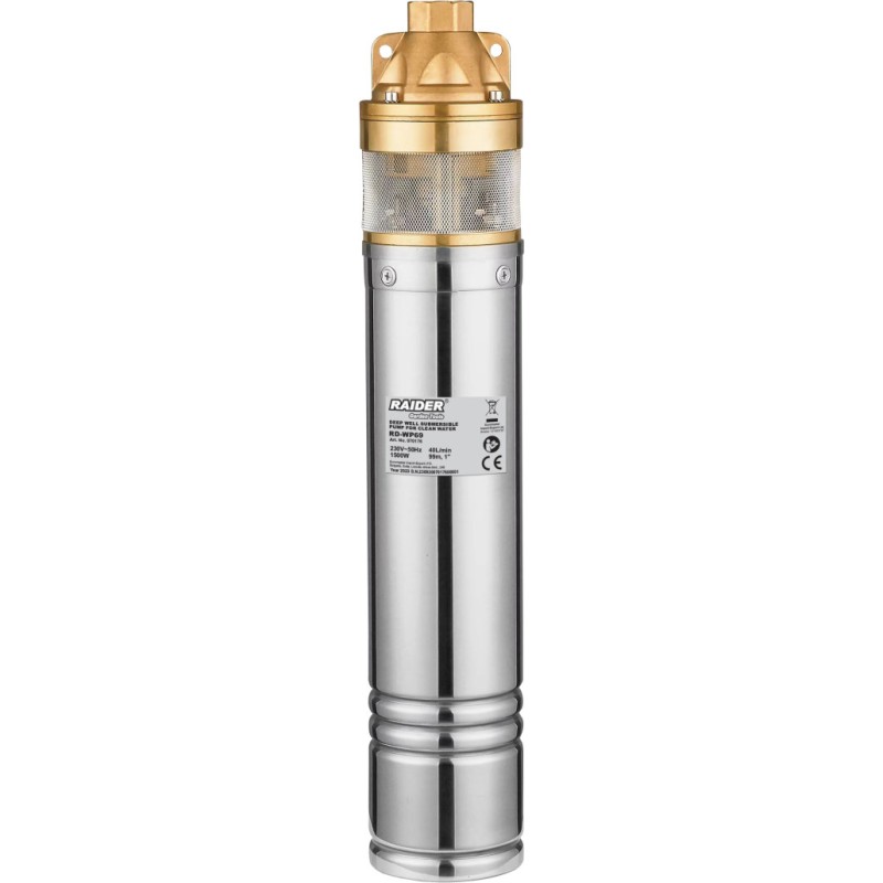 Pompa submersibila de adancime 1.5kW 1" 40L/min 99m RD-WP69