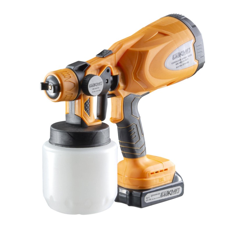 Pistol de vopsit ø2.5mm 0.8L 2Ah BK-SGC10 Set