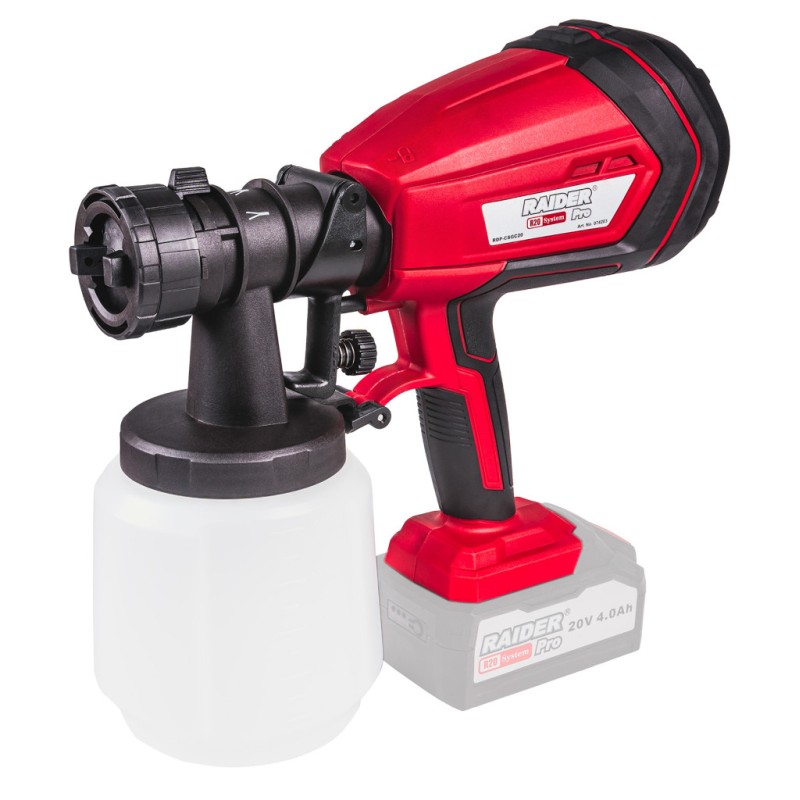 R20 Pistol de vopsit Ø1,5 1,8 2,5mm 1L Solo RDP-CSGC20