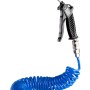 Set pistol pentru suflat cu furtun 5m spiralat 1/4"M&F
