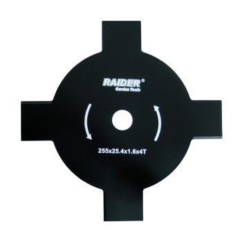 Lama metalica ø255x25.4 mm cu 4 dinti pentru motocoasa