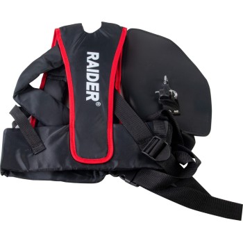 Ham rosu-negru cu barete late pentru umeri și burete moale R