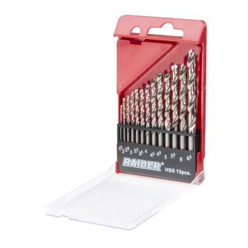 Set 13 burghie HSS ø  1.5 – 6.5 mm