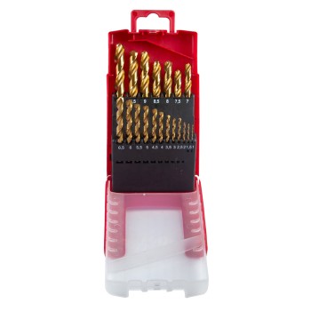 Set 19 burghie HSS+TIN ø  1.0 – 10.0 mm
