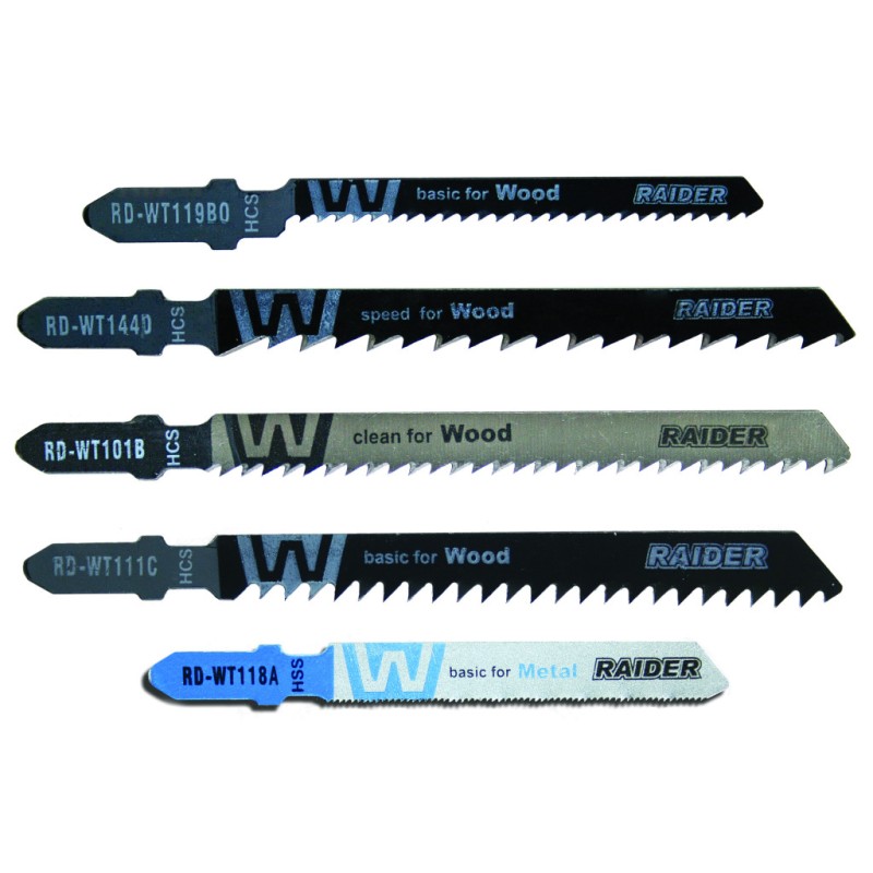 Set lame fierastrau pendular lemn si metal T" 5buc