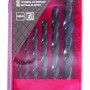 Set burghie 6pcs. Ø2, 3, 4, 5, 6, 8mm HSS-R Set