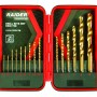 Set burghie pentru metal HSS TIN ø1.5-10mm 15pcs