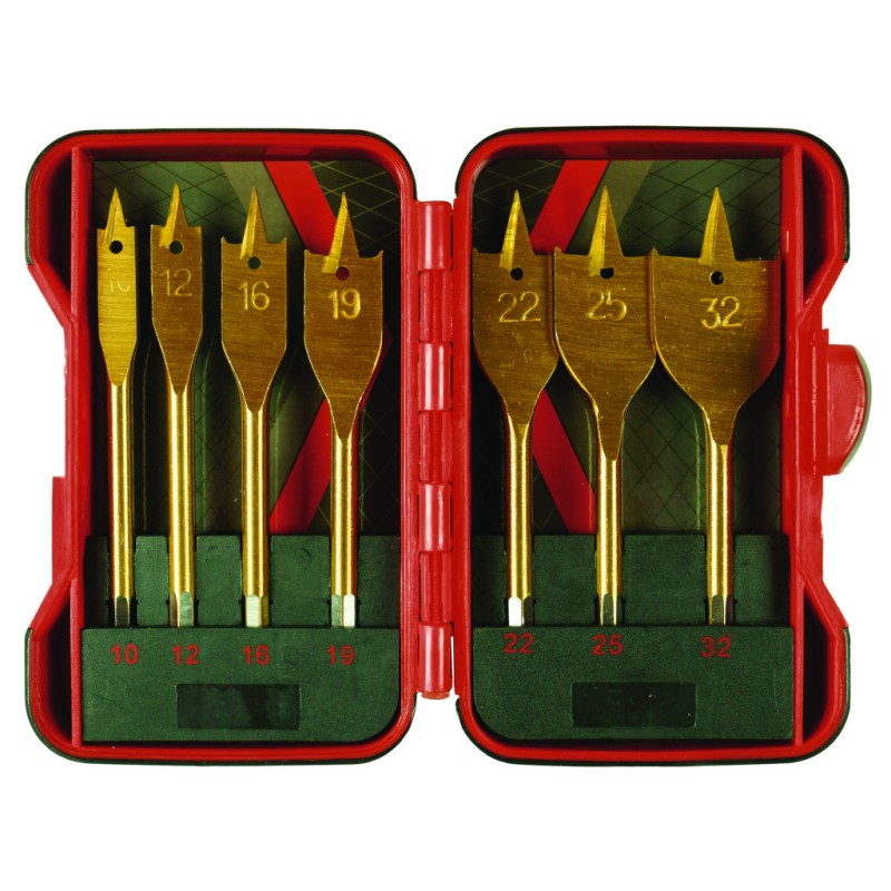 Set burghie pentru lemn plate ø10-32mm 7pcs