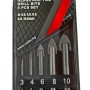Set 5 burghie pentru sticla si ceramica Ø3, 4, 6, 8 si 10mm